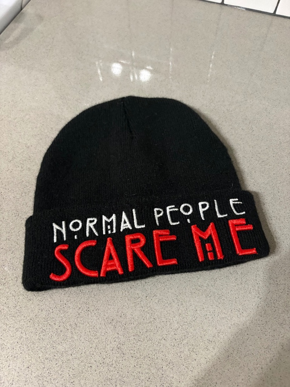 American Horror Story “Normal People Scare Me” beanie